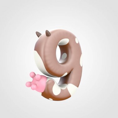 inek deseni sayı 8 benekli