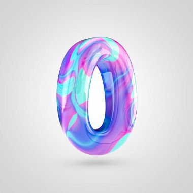 Parlak holografik numarası 0 