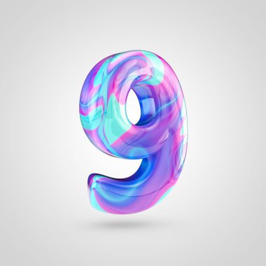 Parlak holografik numarası