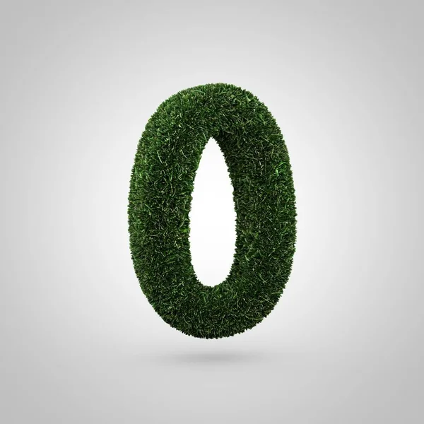 Grass number 0 — Stock Photo, Image