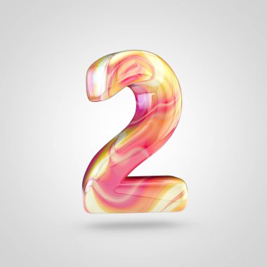 Parlak holografik sayı 2