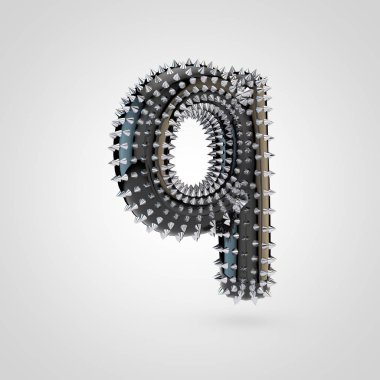 BDSM siyah lateks harf Q