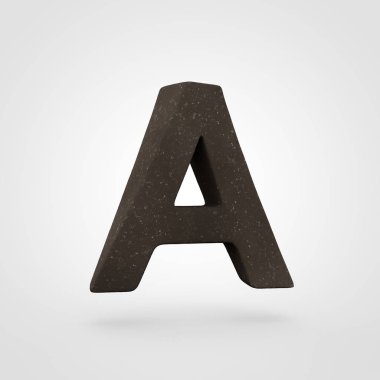 Toprak mektup bir büyük harf 