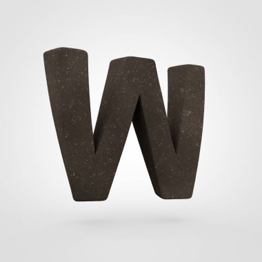 Toprak harf büyük harf W
