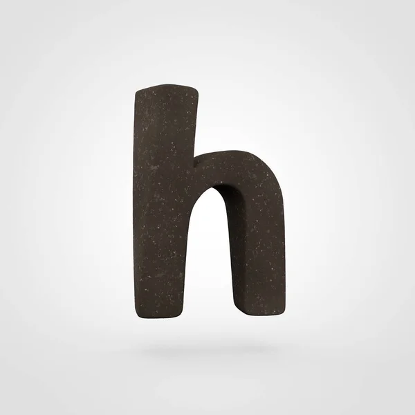 Soil letter H lowercase — Stock Photo, Image
