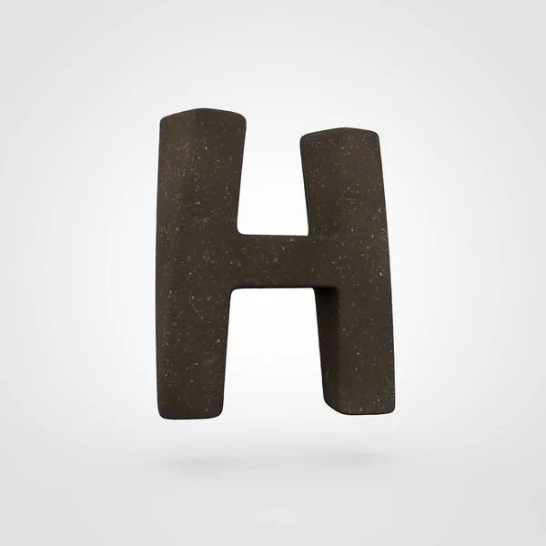 Soil letter H uppercase — Stock Photo, Image