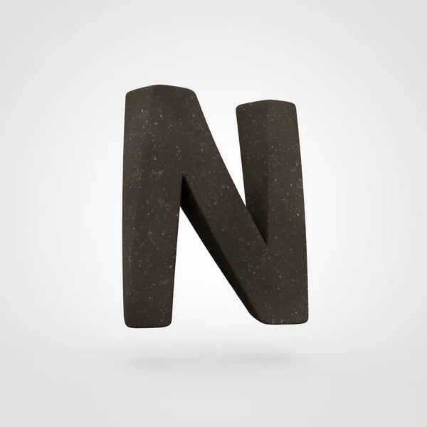 Soil letter N uppercase — Stock Photo, Image