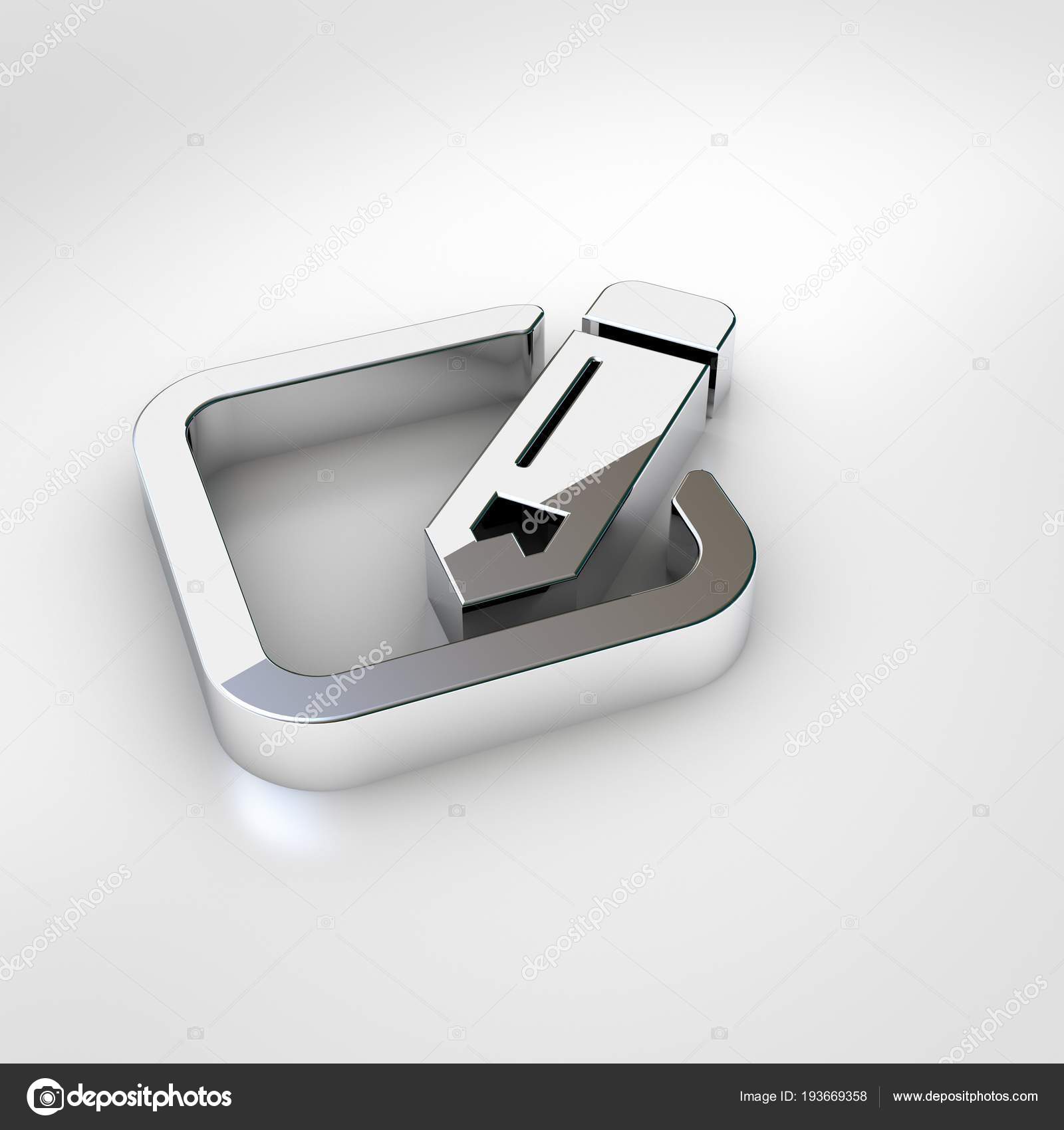 Edit Icon Render Chrome Edit Symbol Isolated White Background — Stock Photo  © whitebarbie #193669358, image size:1600x1700