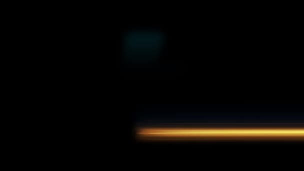 Значок Светящегося Компьютера Синий Желтый Розовый Цвета Плавно Переливаются Образуют — стоковое видео