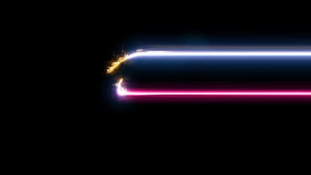 Значок Светящегося Компьютера Синий Желтый Розовый Цвета Плавно Переливаются Образуют — стоковое видео