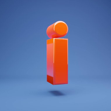 Lush Lav 3D harf Küçük harf. 3D görüntüleme. Yıldönümü için en iyisi, doğum günü partisi, kutlama.