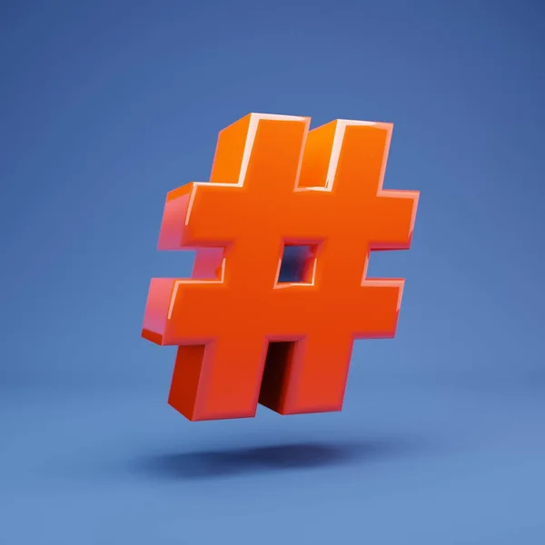 Üppige Lava Hashtag Symbol Darstellung Besten Für Jubiläum Geburtstagsfeier Feier — Stockfoto
