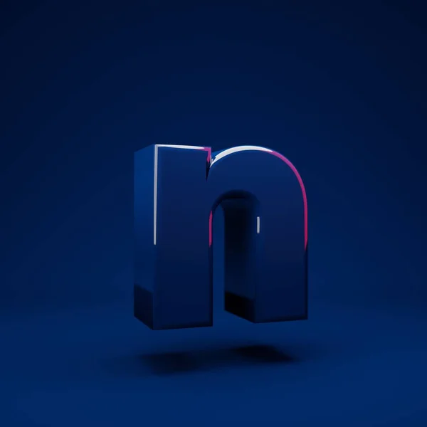 Phantom Blue Letter Kleine Letters Weergave Ideaal Voor Jubileum Verjaardagsfeest — Stockfoto