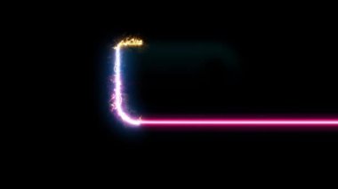 Kupa sembolü ortaya çıktı. Mavi, sarı, pembe renkler pürüzsüz bir şekilde parıldıyor ve neon bir elektrik numarası oluşturuyor.
