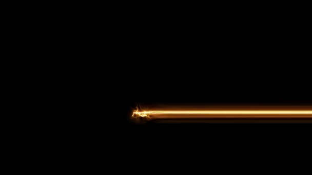 Минус Символ Огненная Плазма Светящегося Движения Стирается Центр Кадров Секунду — стоковое видео