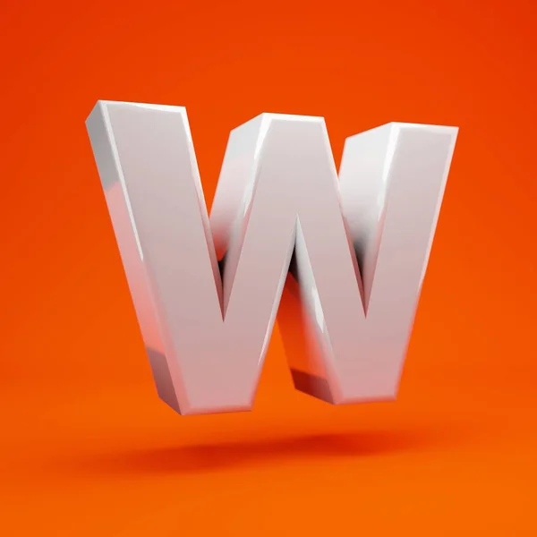 Witte Glanzende Letter Hoofdletters Hete Oranje Achtergrond Ideaal Voor Jubileum — Stockfoto