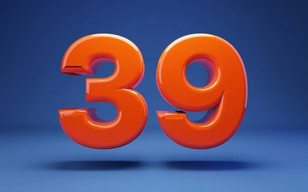 Bujná Láva 3d číslo 39 — Stock fotografie