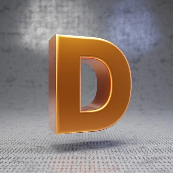 Gouden Letter Hoofdletters Metalen Textuur Achtergrond Gaf Glanzend Metallic Lettertype — Stockfoto