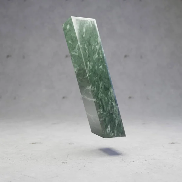 Grön Marmor Tillbaka Snedstreck Symbol Konkret Bakgrund Renderad Blank Sten — Stockfoto