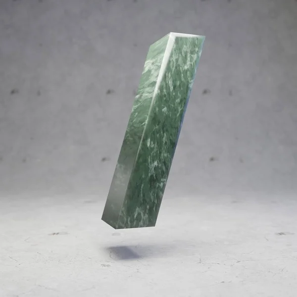 Grön Marmor Framåt Snedstreck Symbol Konkret Bakgrund Renderad Blank Sten — Stockfoto