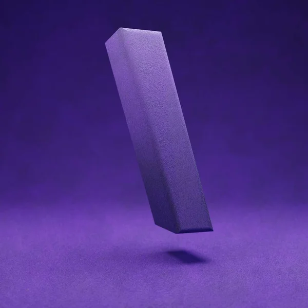 Violett Sammet Tillbaka Skash Symbol Indigo Färg Teckensnitt Tecken Rendering — Stockfoto