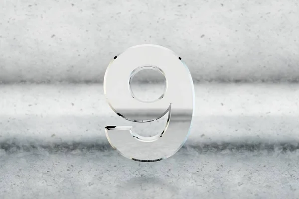Chrome Nummer Glänsande Krom Nummer Repad Metall Bakgrund Metallic Siffra — Stockfoto