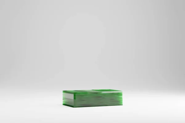 Jade Símbolo Traço Sinal Jade Isolado Fundo Branco Alfabeto Pedra — Fotografia de Stock