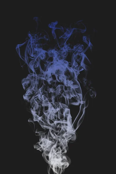 Fumo Sfondo Nero — Foto Stock