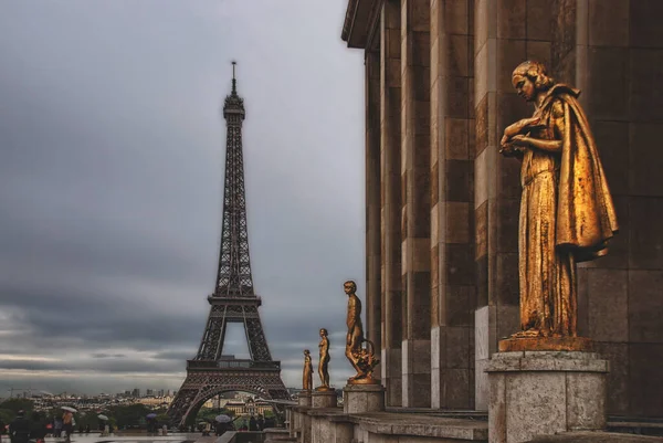 París Ciudad Lugar Viaje Fondo —  Fotos de Stock