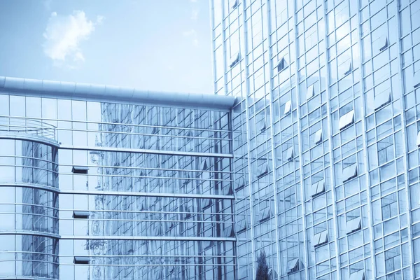 Modern Glass Curtain Wall Building — Stock Photo, Image
