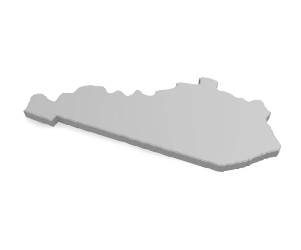 Mapa Kentucky — Fotografia de Stock