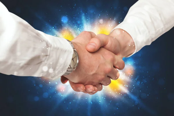 Two Business Men Shaking Hands — Stock Photo, Image