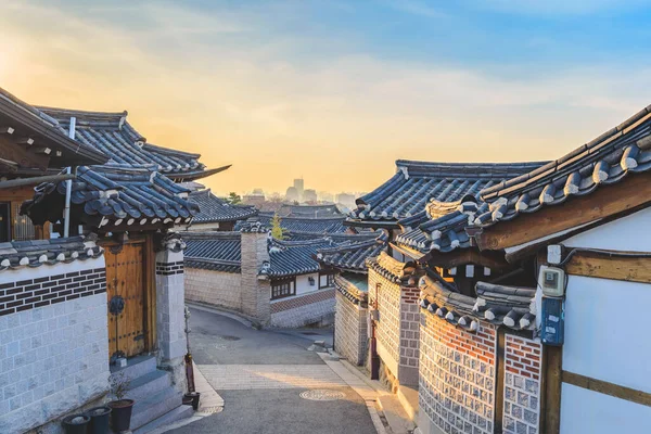 Bukchon Hanok Village Seul Coreia Sul — Fotografia de Stock