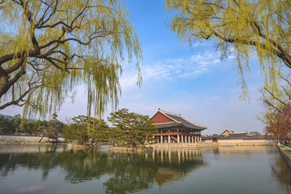 Gyeonghoeru Pavilion Seúl Corea Del Sur — Foto de Stock