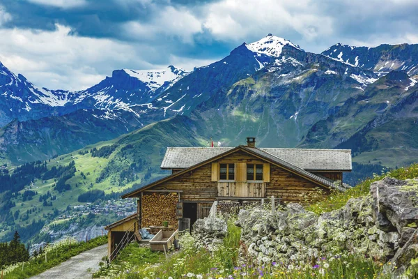 Alpy Szwajcarskie Almem — Zdjęcie stockowe