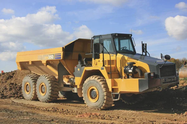 Bulldozer Dans Désert — Photo