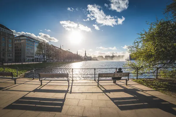 Tourist Attraction Traveling Hamburg Germany — Stock Photo, Image