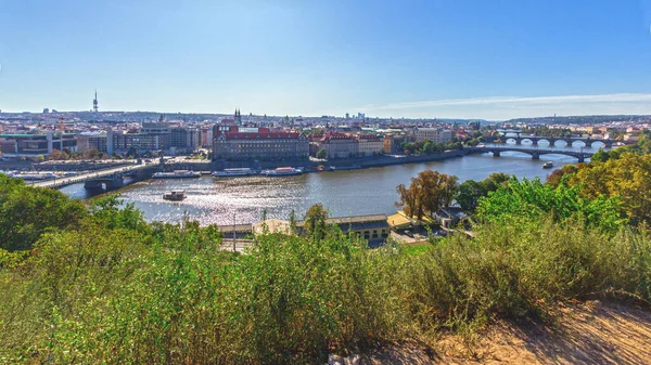 Utsikt Byen Praha – stockfoto