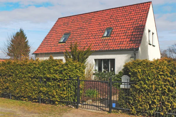 Altes Holzhaus Dorf — Stockfoto