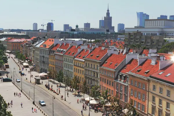 Warsaw Royal Road View Day — стоковое фото