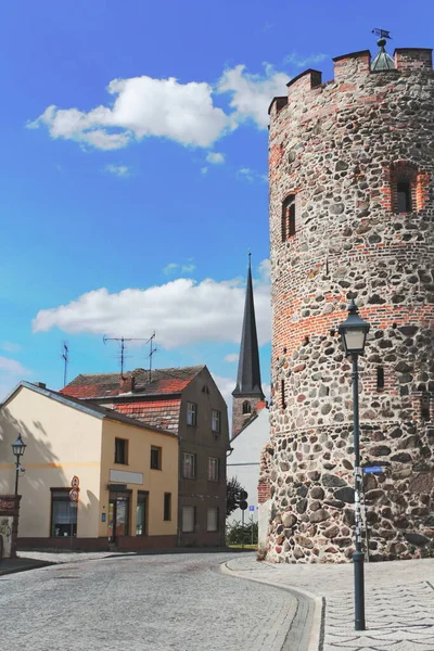 Hrad Poblíž Magdeburgu Pohled Den — Stock fotografie