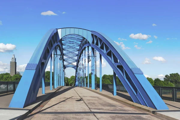 Ponte Cidade Riga Dia Verão — Fotografia de Stock