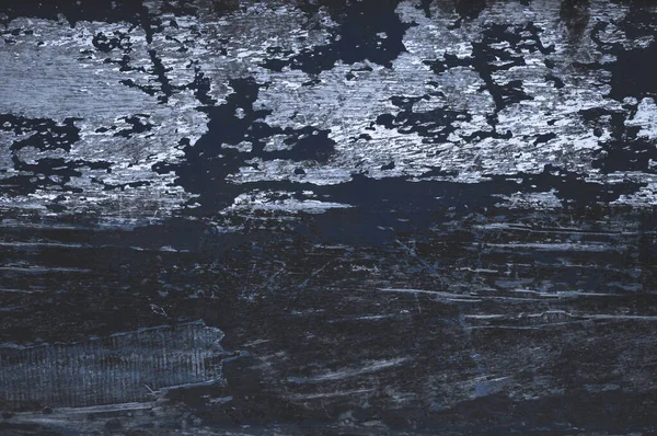Fundo Madeira Rústica Azul Escuro Com Efeito Texturizado — Fotografia de Stock