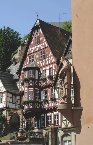 Schöne Aussicht Auf Eine Kleine Altstadt Deutschland — Stockfoto
