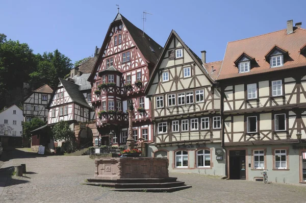 Hermosa Vista Una Pequeña Ciudad Vieja Alemania —  Fotos de Stock