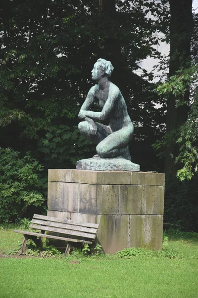 Piękny Widok Pomnik Marburgu — Zdjęcie stockowe