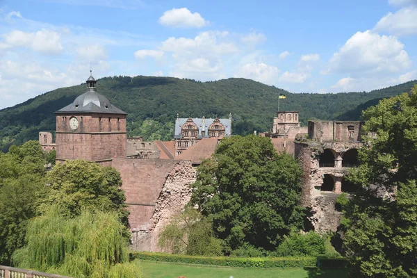 Schöner Blick Auf Eine Kleine Altstadt — Stockfoto