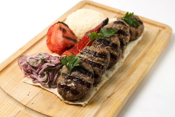 Sebzeli ızgara biftek