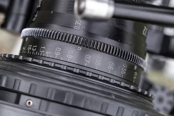 แหวนโฟกัสเลนส์ภาพยนตร์ — ภาพถ่ายสต็อก