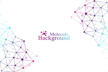 Yapısı molekül atom dna ve iletişim arka plan. Nöronlar kavramı. Bir Dna molekülünün ve nöronlar caymak çizimi. Sinir sistemi. Tıbbi bilimsel zemin. Vektör çizim.